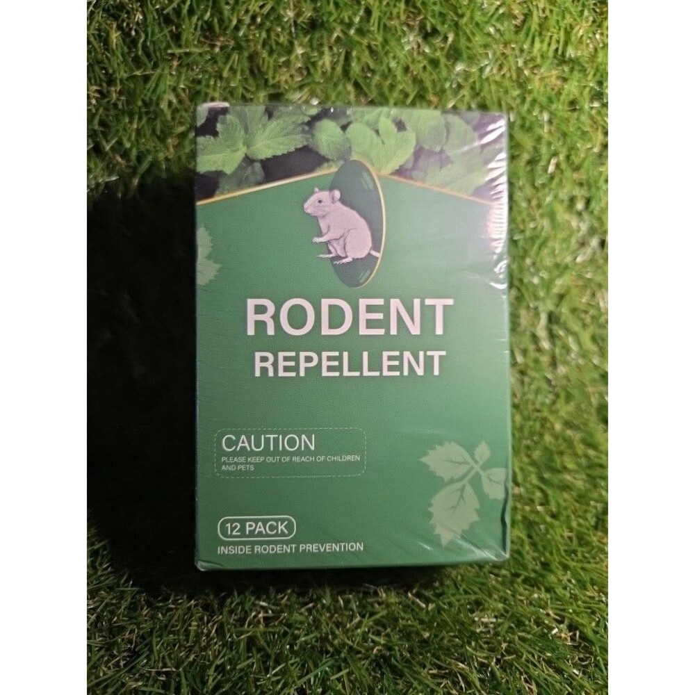 Rodent Repellent Rodent Pest Repellent, Green, 12 Pack